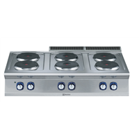 Gamma cottura modulare - 700XP Cucina elettrica top 6 piastre
