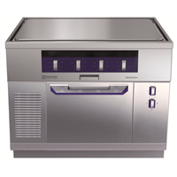 Modulaire bereidingsapparatuur - Thermaline 80 - Ecotop grootveld kookplaat, 4 zones, oven, tweezijdig, h 800