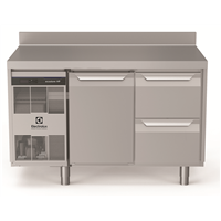 ecostore HP Premium - Tavolo refrigerato 290lt,1 porta,2 cassetti, -2+10°C, alzatina