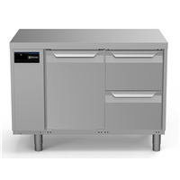 ecostore HP Premium - Tavolo refrigerato 290lt,1 porta,2 cassetti, -2+10°C, remoto