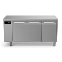 ecostore HP Premium - Tavolo refrigerato 440lt, 3 porte, -2+10°C, remoto