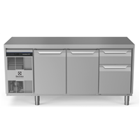 ecostore HP Premium - Tavolo refrigerato 440lt, 2 porte, 1/3 e 2/3 cassetti, -2+10°C