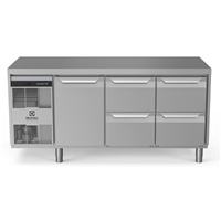 ecostore HP Premium - Tavolo refrigerato 440lt, 1 porta, 4 cassetti, -2+10°C