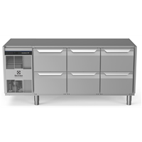 ecostore HP Premium - Tavolo refrigerato 440lt, 6 cassetti, -2+10°C, no top