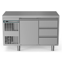 Crio Line HP - Refrigerated Counter - 290lt, 1-Door, 3x1/3 Drawers
