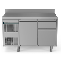 Crio Line HP - Refrigerated Counter - 290lt, 1-Door, 1/3+2/3 Drawers, Upstand