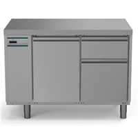 Crio Line HP - Refrigerated Counter  - 290lt, 1-Door, 1/3+2/3 Drawers, Remote