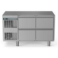 Crio Line HP - Refrigerated Counter - 290lt, 4x1/2 Drawers, No Top