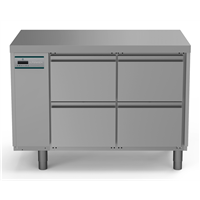 Crio Line HP - Refrigerated Counter - 290lt, 4x1/2 Drawers, Remote