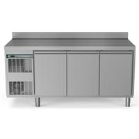 Crio Line HP - Refrigerated Counter - 440lt, 3-Door, Upstand