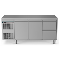 Crio Line HP - Refrigerated Counter - 440lt, 2-Door, 2-Drawer