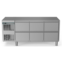Crio Line HP - Refrigerated Counter - 440lt, 6x1/2 Drawers, No Top