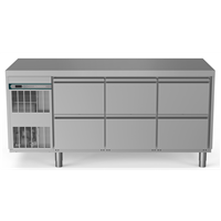 Crio Line HP - Refrigerated Counter - 440lt, 6x1/2 Drawers