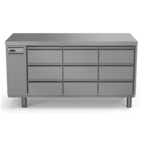 Crio Line HP - Refrigerated Counter - 440lt, 9x1/3 Drawers, Remote