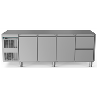 Crio Line HP - Refrigerated Counter - 590lt, 3-Door, 2-Drawer, No Top
