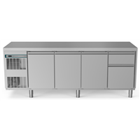 Crio Line HP - Refrigerated Counter - 590lt, 3-Door, 1/3+2/3 Drawers