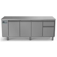 Crio Line HP - Refrigerated Counter - 590lt, 3-Door, 1/3+2/3 Drawers, Remote