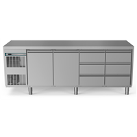 Crio Line HP - Refrigerated Counter - 590lt, 2-Door, 6x1/3 Drawers