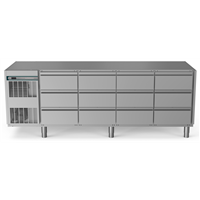 Crio Line HP - Refrigerated Counter - 590lt, 12x1/3 Drawers, No Top
