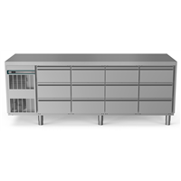 Crio Line HP - Refrigerated Counter - 590lt, 12x1/3 Drawers
