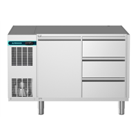CRIO Line CP - 1 Door and 3x1/3 Drawer Refrigerated Counter, 265lt - No Top (R290)