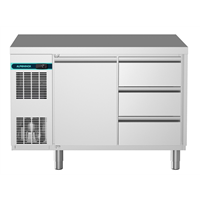 CRIO Line CP - 1 Door and 3x1/3 Drawer Refrigerated Counter, 265lt (R290)