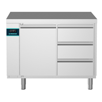 CRIO Line CP - 1 Door and 3 Drawer Refrigerated Counter, 265lt - Remote