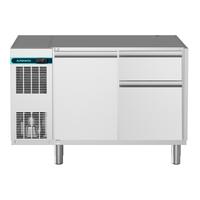 CRIO Line CP - 1 Door and 1x1/3+1x2/3 Drawer Refrigerated Counter, 265lt - No Top (R290)