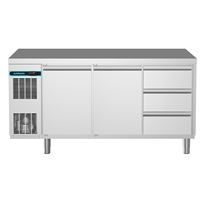 CRIO Line CP - 2 Door and 3x1/3 Drawer Refrigerated Counter, 420lt (R290)