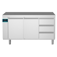 CRIO Line CP - 2 Door and 3x1/3 Drawer Refrigerated Counter, 420lt - Remote