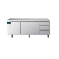 CRIO Line CP - 3 Door and 3x1/3 Drawer Refrigerated Counter, 560lt - No Top - Remote