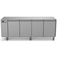 Crio Line HP - Refrigerated Counter - 590lt, 4-Door, No Top, Remote