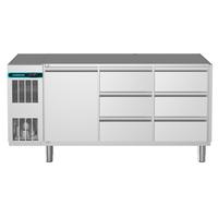 CRIO Line CP - 1 Door and 6 Drawer Refrigerated Counter, 420lt - No Top (R290)