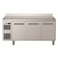 Crio Line SB - 3 Door Refrigerated Counter (R290) with splashback