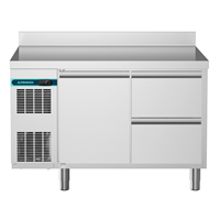 CRIO Line CP - 1 Door & 2 Drawer Refrigerated Counter, 265lt (-2/+10) - Upstand (R290)