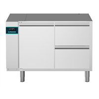 CRIO Line CP - 1 Door & 2 Drawer Refrigerated Counter, 265lt (-2/+10) - No Top - Remote