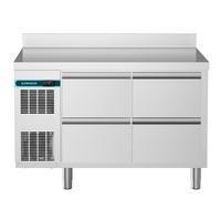 CRIO Line CP - 4 Drawer Refrigerated Counter, 265lt (-2/+10) - Upstand (R290)