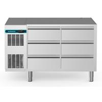 CRIO Line CP - 6x1/3 Drawers Refrigerated Counter, 265lt - No Top (R290)