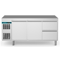 CRIO Line CP - 2 Door & 2 Drawer Refrigerated Counter, 420lt (-2/+10) R290