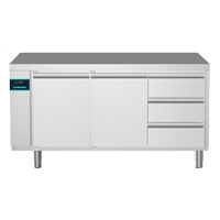 CRIO Line CP - 2 Door and 3x1/3 Drawer Refrigerated Counter, 420lt - Remote