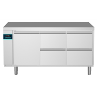 CRIO Line CP - 1 Door & 4 Drawer Refrigerated Counter, 420lt (-2/+10) - Remote