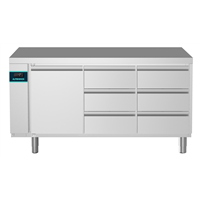 CRIO Line CP - 1 Door and 6 Drawer Refrigerated Counter, 420lt - Remote