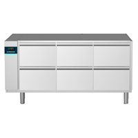 CRIO Line CP - 6 Drawer Refrigerated Counter, 420lt (-2/+10) - No Top - Remote