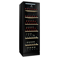 Armadi digitali - Cantinetta vini 1 porta in vetro, capacità 170 bottiglie, colore nero