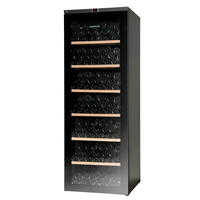 Digital Cabinets - 1 Glass Door Wine Refrigerator, 300 bottles, black
