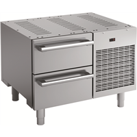 EM Series - Base refrigerata/freezer con due cassetti 36