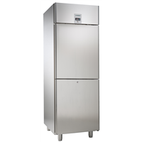 Crio Smart - 2 Half Door Digital Stainless Steel Freezer, 670lt (-22/-15) - 60Hz
