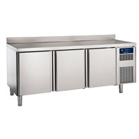 Pastry Line - Tavolo freezer (con alzatina), griglie 600x400mm, AISI 304, -24-18°C, 3 porte