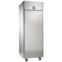 Crio Smart - 1 Door Digital Stainless Steel Freezer, 670lt (-22/-15) - R290 - On Wheels