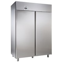 Crio Smart - 2 Door Digital Stainless Steel Refrigerator, 1430lt (-2/+10) R290